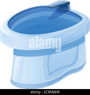 Bidet-Symbol im Apartment. Cartoon der Wohnung Bidet Vektor-Symbol für Web-Design isoliert auf weißem Hintergrund Stock Vektor