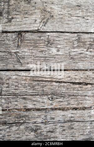 Verwitterte Holzplatten Muster Stockfoto