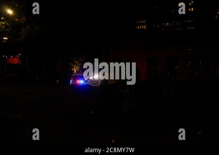 Portland, Oregon, USA. Juli 2020. Portland Proteste wachsen und Chaos verschärft sich Kredit: Amy Katz/ZUMA Wire/Alamy Live News Stockfoto