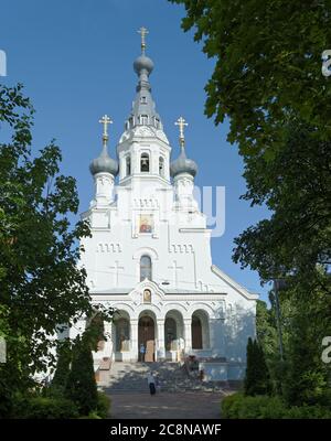 Vladimir Kathedrale, oder ganz die Kathedrale der Vladimir Ikone der Mutter Gottes in Kronstadt, St. Petersburg, Russland Stockfoto