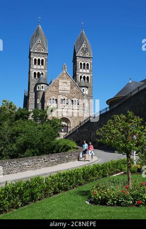 Abtei Saint Maurice und Saint Maur, Clervaux, Luxemburg, Europa Stockfoto