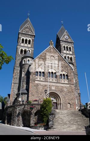 Abtei Saint Maurice und Saint Maur, Clervaux, Luxemburg, Europa Stockfoto