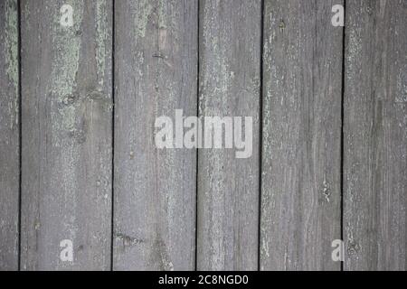 Olld verwitterte Grunge vintage Holzzaun vertikale Planken Textur Stockfoto