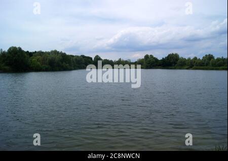 Spektesee, östliches Ufer, im Falkenhagener Feld / Spektefeld in Berlin-Spandau Stockfoto