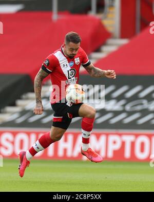 SOUTHAMPTON, GROSSBRITANNIEN. 26. JULI 2020 Danny ings of Southampton während des Premier League-Spiels zwischen Southampton und Sheffield United im St Mary's Stadium, Southampton. (Kredit: Jon Bromley, Mi News) Kredit: MI Nachrichten & Sport /Alamy Live Nachrichten Stockfoto