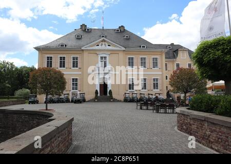 Swisttal, Nordrhein-Westfalen - Juni 18 2020: Golf-Club auf Schloss Miel in der gemeinde Swisttal Stockfoto