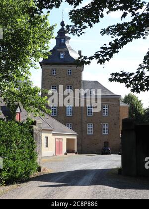 Euskirchen-Ringsheim, Nordrhein-Westfalen - Juni 18 2020: Schloss Ringsheim, zwischen Euskirchen und Rheinbach in Deutschland Stockfoto