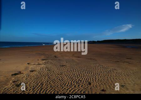 Northumberlands zauberhafte Küste Stockfoto