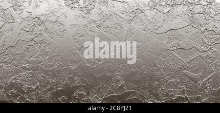 Abstrakte Felswand in silbergrau für Grunge Hintergrund, Tapete Grafik, Leerraum für Ihren Text, kopieren Stockfoto