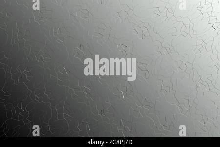 Ombre Hintergrund mit geknackt Eierschale Effekt in silbrig grau mit Platz für Ihren Text, Kopie Stockfoto