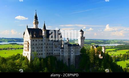 Füssen, Deutschland: Schloss Neuschwanstein Stockfoto