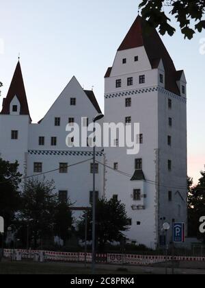 Ingolstadt, Bayern - Juli 03 2019: Neues Schloss im Zentrum der bayerischen Stadt Ingolstand Stockfoto