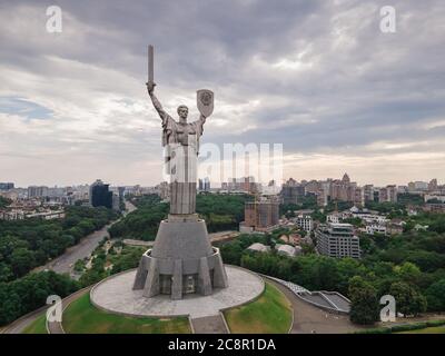 Attraktion von Kiew : Mutterland Monument Stockfoto