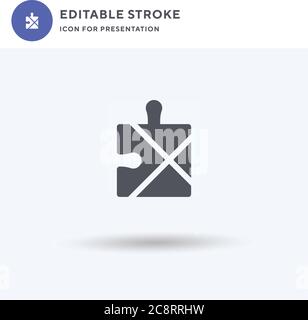 Google Play Icon Vektor, gefüllt flaches Zeichen, solides Piktogramm isoliert auf weiß, Logo-Illustration. Google Play-Symbol für die Präsentation. Stock Vektor