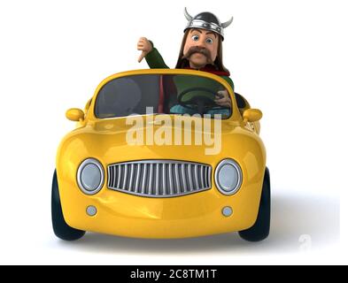 Spaß Gaul - 3D-Darstellung Stockfoto