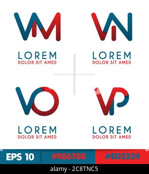 V Alphabet Logo Konzept für Unternehmen oder Unternehmen Industrie, drucken verschiedene Online-und Offline-, Promotion-Werbung und Marketing. Kann für landin Stock Vektor
