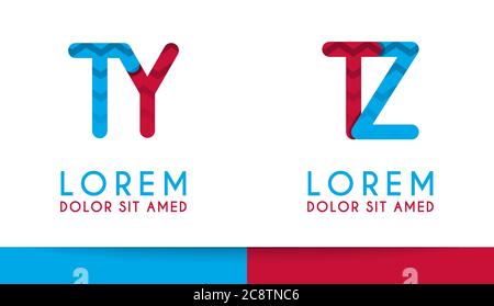 T Alphabet Logo Konzept für Unternehmen oder Unternehmen Industrie, drucken verschiedene Online-und Offline-, Promotion-Werbung und Marketing. Kann für landin Stock Vektor