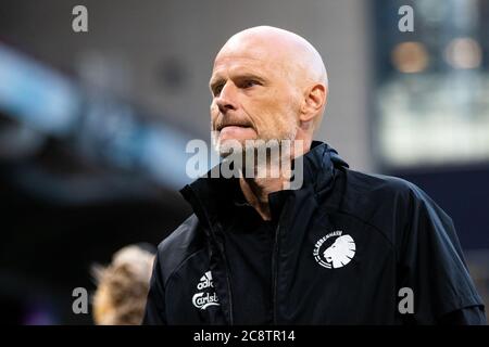 Kopenhagen, Dänemark. Juli 2020. FC Copenhagen-Managerin Staale Solbakken beim 3F Superliga-Spiel zwischen FC Kopenhagen und FC Nordsjaelland in Telia Parken, Juli 26 2020. Kredit: Gonzales Foto/Alamy Live Nachrichten Stockfoto