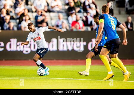 Aarhus, Dänemark. Juli 2020. Gift Links (11) der AGF gesehen während des 3F Superliga-Spiels zwischen AGF und Brondby IF im Ceres Park in Aarhus. (Foto Kredit: Gonzales Foto/Alamy Live News Stockfoto