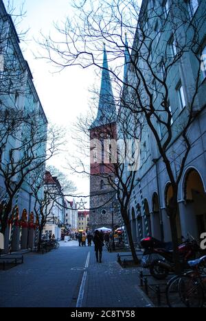 St.-Nikolaus-Kirche Stockfoto