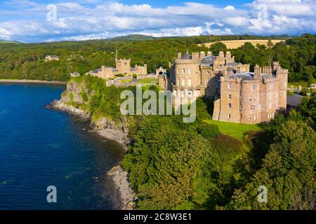 Luftaufnahme von Culzean Castle in Ayrshire, Schottland, Großbritannien Stockfoto