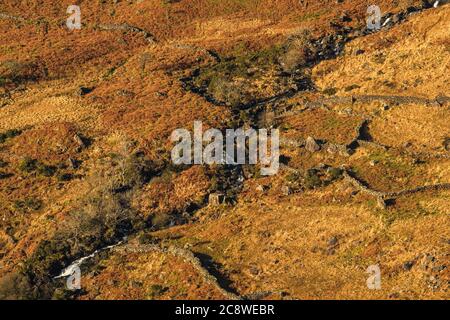 Snowdonia Winter Bilder Stockfoto