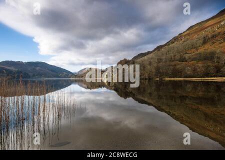 Snowdonia Winter Bilder Stockfoto