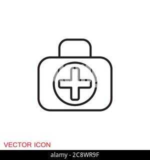 Arztsymbol. Personen Symbole Arzt Konzepte. Stock Vektor
