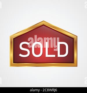 Vektor verkauft Zeichen Symbol für Element Design. Vektor verkauft Zeichen Symbol. Vektorgrafik EPS.8 EPS.10 Stock Vektor