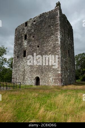 Cardoness Castle, Gatehouse of Fleet, Kirkcudbrightshire, Dumfries & Galloway, Schottland. Stockfoto