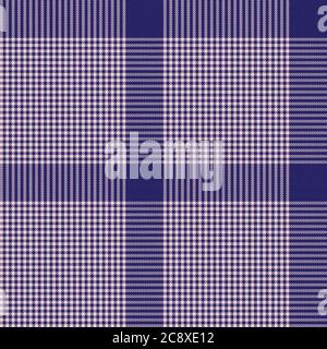 Pink Navy Glen Plaid strukturiertes nahtloses Muster für Mode-Textilien und Grafiken Stockfoto