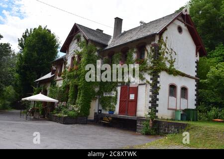 Bahnhof in Monreal, Eifel Stockfoto