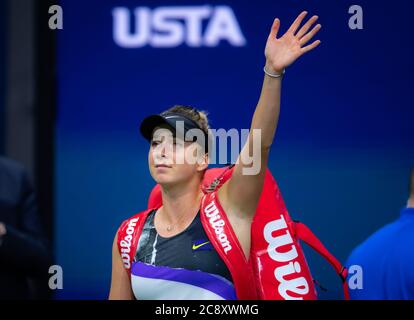 Elina Svitolina aus der Ukraine in Aktion während des Halbfinales beim US Open Grand Slam Tennisturnier 2019 Stockfoto