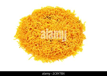 Indische Snack-Aloo sev Stockfoto