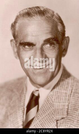 BORIS KARLOFF (1887-1969) Künstlername des englischen Filmschauspielers William Pratt. Foto über 1940. Stockfoto