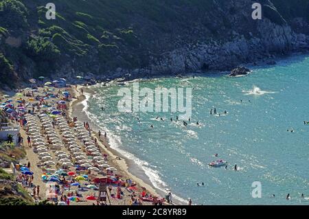 Santa Teresa Gallura, Sardinien, Italien. Der Strand von Rena Bianca Stockfoto