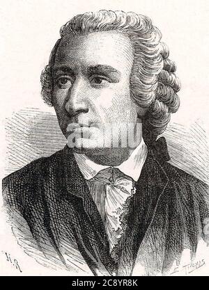 LEONHARD EULER (1707-1783) Schweizer Mathematiker Stockfoto