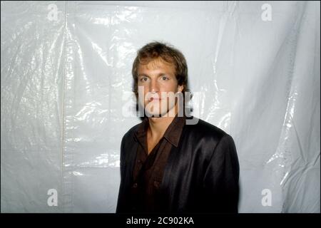 Schauspieler Woody Harrelson hinter der Bühne bei Comic Relief Stockfoto