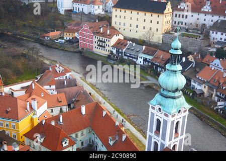 Leere Straßen der Tschechischen Republik während der Coronavirus-Pandemie covid-19. Stockfoto