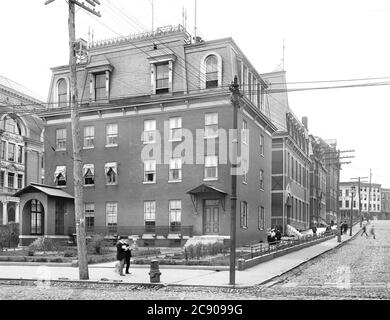 Johns Hopkins University, Baltimore, Maryland, USA, William Henry Jackson, Detroit Publishing Company, 1902 Stockfoto