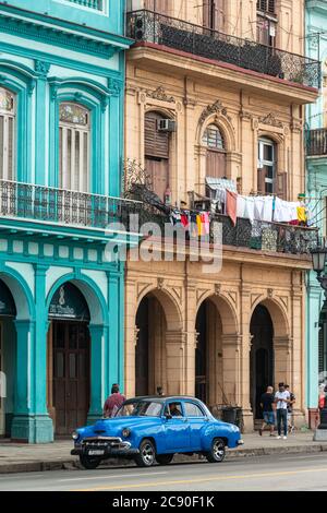 Die Oldtimer von Havanna gehören heute zu den Top-Marken der Stadt. Stockfoto