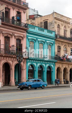 Die Oldtimer von Havanna gehören heute zu den Top-Marken der Stadt. Stockfoto