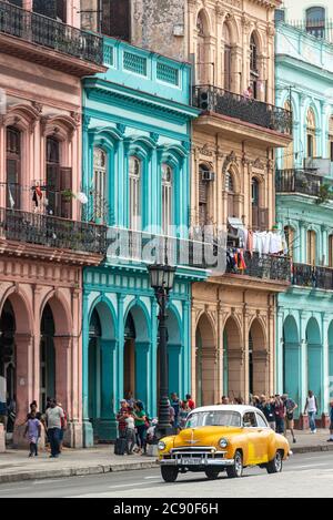 Die Oldtimer von Havanna gehören heute zu den Top-Marken der Stadt. Stockfoto