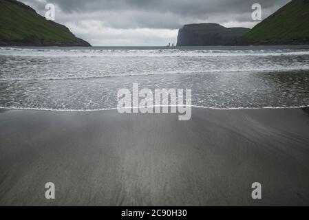 Dänemark, Strand in nebligen Tag Stockfoto