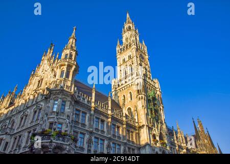 Zentraler Platz im Stadtzentrum von München, Deutschland Stockfoto