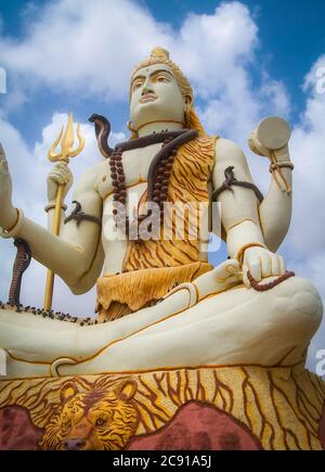 Statue Von Herrn Shiva In Indien. Stockfoto