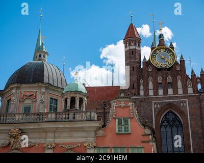 Alte Kathedrale in danzig polen Stockfoto