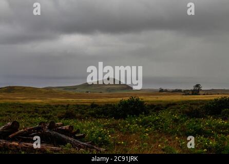 RAPA NUI, CHILE - 25. Sep 2018: Maravillosos paisajes de Rapa Nui en Chile. Stockfoto