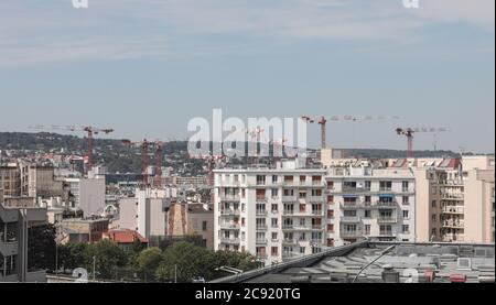 PARIS XV IMMOBILIEN Stockfoto