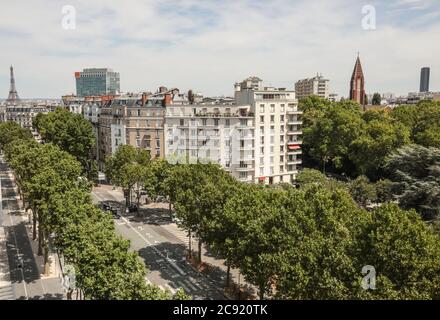 PARIS XV IMMOBILIEN Stockfoto